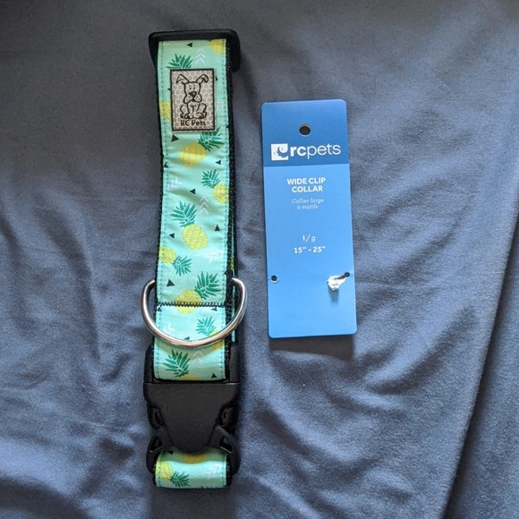 RC Pets Wide Clip Collar - Pineapple - Picture 4 of 4